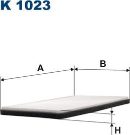 Filtron K1023 - Фильтр воздуха в салоне unicars.by