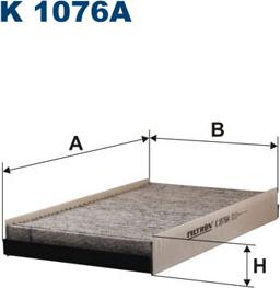 Filtron K1076A - Фильтр воздуха в салоне unicars.by