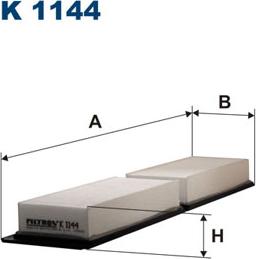 Filtron K1144 - Фильтр воздуха в салоне unicars.by