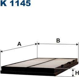 Filtron K1145 - Фильтр воздуха в салоне unicars.by