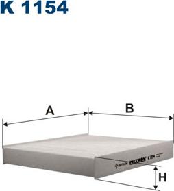 Filtron K1154 - Фильтр воздуха в салоне unicars.by