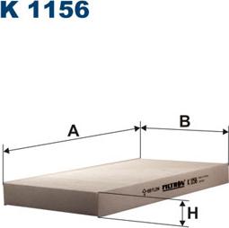 Filtron K1156 - Фильтр воздуха в салоне unicars.by