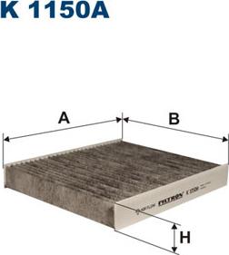 Filtron K1150A - Фильтр воздуха в салоне unicars.by