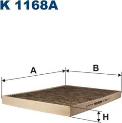 Filtron K1168A - Фильтр воздуха в салоне unicars.by