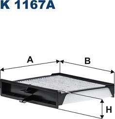 Filtron K 1167A - Фильтр воздуха в салоне unicars.by