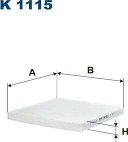 Filtron K1115 - Фильтр воздуха в салоне unicars.by