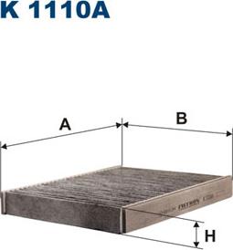 Filtron K1110A - Фильтр воздуха в салоне unicars.by