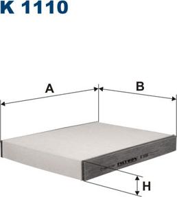 Filtron K1110 - Фильтр воздуха в салоне unicars.by