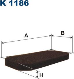 Filtron K1186 - Фильтр воздуха в салоне unicars.by