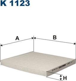 Filtron K1123 - Фильтр воздуха в салоне unicars.by