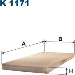 Filtron K1171 - Фильтр воздуха в салоне unicars.by