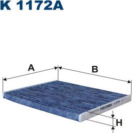 Filtron K1172A - Фильтр воздуха в салоне unicars.by