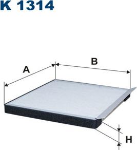 Filtron K1314 - Фильтр воздуха в салоне unicars.by