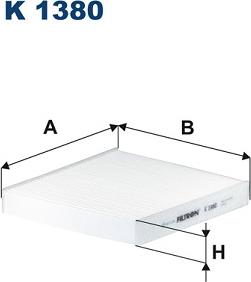 Filtron K1380 - Фильтр воздуха в салоне unicars.by