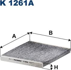 Filtron K 1261A - Фильтр воздуха в салоне unicars.by