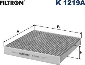 Filtron K 1219A - Фильтр воздуха в салоне unicars.by