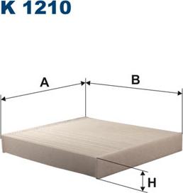 Filtron K1210 - Фильтр воздуха в салоне unicars.by