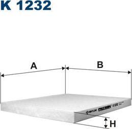 Filtron K1232 - Фильтр воздуха в салоне unicars.by