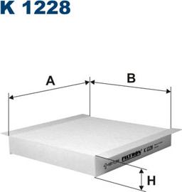 Filtron K1228 - Фильтр воздуха в салоне unicars.by