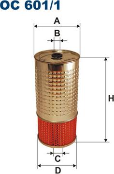 Filtron OC601/1 - Масляный фильтр unicars.by