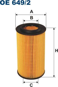 Filtron OE649/2 - Масляный фильтр unicars.by