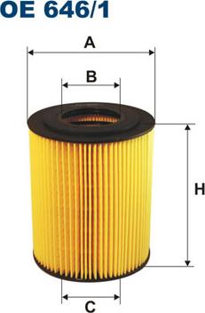 Filtron OE646/1 - Масляный фильтр unicars.by