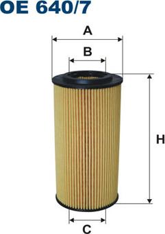 Filtron OE640/7 - Масляный фильтр unicars.by