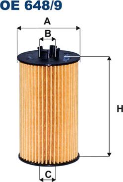 Filtron OE648/9 - Масляный фильтр unicars.by