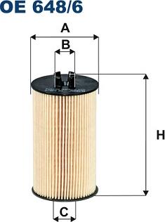 Filtron OE648/6 - Масляный фильтр unicars.by