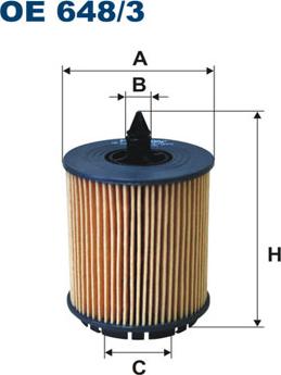 Filtron OE648/3 - Масляный фильтр unicars.by