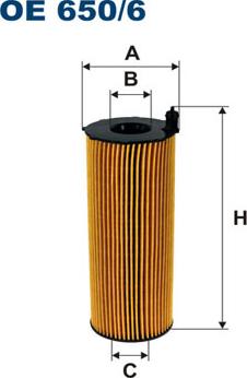 Filtron OE650/6 - Масляный фильтр unicars.by