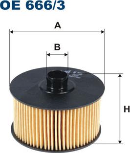 Filtron OE666/3 - Масляный фильтр unicars.by