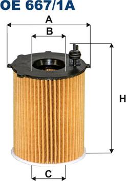 Filtron OE667/1A - Масляный фильтр unicars.by