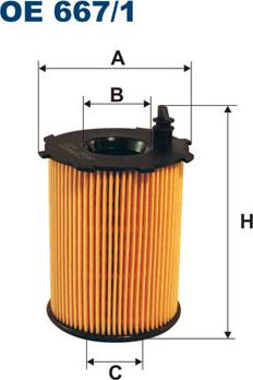 Filtron OE667/1 - Масляный фильтр unicars.by