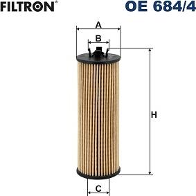 Filtron OE 684/4 - Масляный фильтр unicars.by