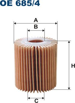 Filtron OE685/4 - Масляный фильтр unicars.by