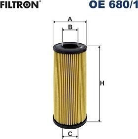 Filtron OE 680/1 - Масляный фильтр unicars.by