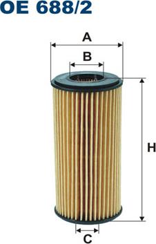 Filtron OE688/2 - Масляный фильтр unicars.by