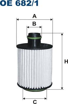 Filtron OE682/1 - Масляный фильтр unicars.by