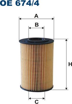 Filtron OE674/4 - Масляный фильтр unicars.by