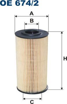 Filtron OE674/2 - Масляный фильтр unicars.by