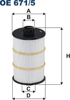 Filtron OE 671/5 - Масляный фильтр unicars.by