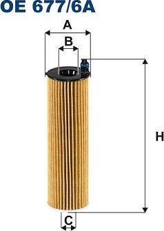 Filtron OE 677/6A - Масляный фильтр unicars.by