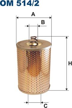 Filtron OM514/2 - Масляный фильтр unicars.by