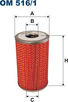 Filtron OM516/1 - Масляный фильтр unicars.by