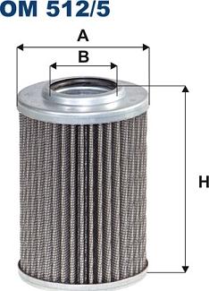 Filtron OM512/5 - Гидрофильтр, автоматическая коробка передач unicars.by
