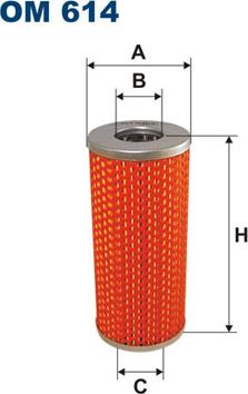 Filtron OM614 - Масляный фильтр unicars.by