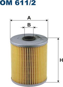 Filtron OM611/2 - Фильтр, система рабочей гидравлики unicars.by