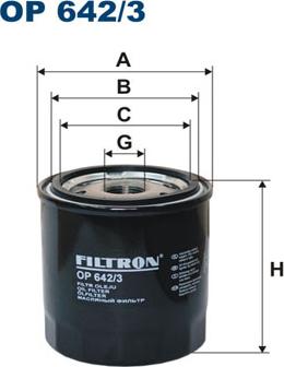 Filtron OP642/3 - Масляный фильтр unicars.by