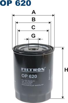 Filtron OP620 - Масляный фильтр unicars.by